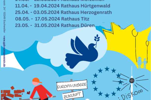 Plakat Wanderausstellung zur Europawahl